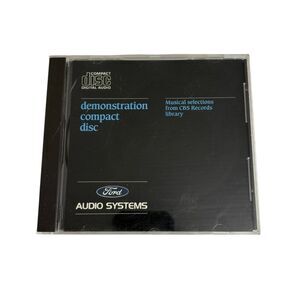 Ford Audio Systems: Demonstration Compact Disc PROMO MUSIC AUDIO high quality!